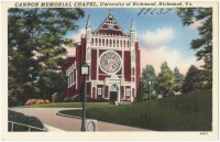 Ричмонд - Мемориальная часовня Университета в Ричмонде, Виргиния
