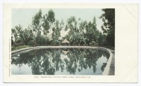 Штат Калифорния - Пасадена. Крест Парк. Водоём, 1903