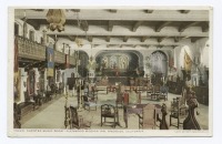 Штат Калифорния - Риверсайд. Интерьер отеля Гленвуд, 1898-1931