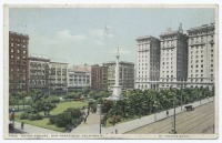 Сан-Франциско - Площадь Юнион Сквер, 1913-1918