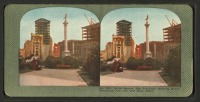 Сан-Франциско - Землетрясение 1906. Юнион Сквер и памятник Дьюи