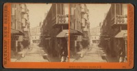Сан-Франциско - Чайнатаун. Китайский квартал на Бартлетт Аллее, 1875