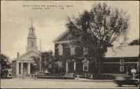 Штат Массачусетс - Эндовер. Баптистская церковь и библиотека