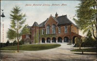 Штат Массачусетс - Метуэн. Мемориальная библиотека Невинс, 1907