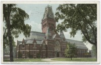 Штат Массачусетс - Кембридж. Мемориальный зал Гарварда, 1899