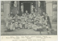 Штат Массачусетс - Уильямстаун. Бейсбольный клуб университета, 1896