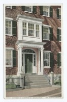 Штат Массачусетс - Салем. Дом на Честнат стрит, 1898-1931
