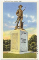 Штат Массачусетс - Памятник Минутному Человеку, Конкорд, Массачусетс