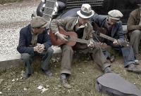 Штат Теннесси - Американская глубинка. уличные музыканты 1935