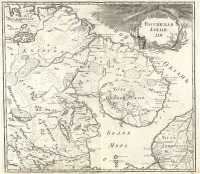 Карты стран, городов - Карта Российской Лапландии.1745г.
