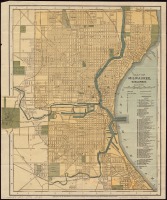 Карты стран, городов - Карта Милуоки, Висконсин, 1891