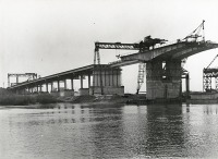 Рязань - Рязань. Строительство мостового перехода через реку Оку.