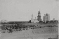 Рязань - Молебен на городской площади во время празднования 800-летия города Рязани.