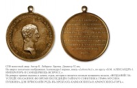 Медали, ордена, значки - Наградная шейная медаль «Воздаяние за усердие…» (1802 год)
