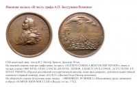 Медали, ордена, значки - ИМЕННЫЕ МЕДАЛИ ЕКАТЕРИНЫ II