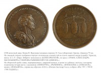 Медали, ордена, значки - Именная медаль «В честь Графа А. В. Суворова-Рымникского» (1790 год)