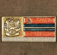 Медали, ордена, значки - Знак с Изображением Герба и Флага Киргизской ССР