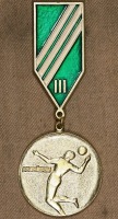 Медали, ордена, значки - Знак 3 Место по Волейболу