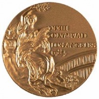 Медали, ордена, значки - Олимпийские наградные медали. Игры XXIII Олимпиады 1984 года в Лос-Анджелесе (США) 19 июля – 3 августа