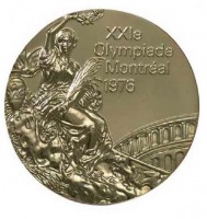 Медали, ордена, значки - Олимпийские наградные медали. Игры XXI Олимпиады 1976 года в Монреале (Канада) 17 июля – 1 августа