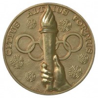 Медали, ордена, значки - Олимпийские наградные медали. V Олимпийские зимние игры 1948 года в Сент-Морице (Швейцария) 30 января – 8 февраля
