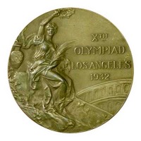 Медали, ордена, значки - Олимпийские наградные медали.  Игры X Олимпиады 1932 года в Лос-Анджелесе (США) 30 июля – 14 августа
