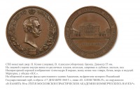Медали, ордена, значки - Медаль «В память 50-летия Московской практической академии коммерческих наук»