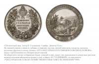 Медали, ордена, значки - Медаль Бессарабской сельскохозяйственной выставки 1889 года