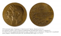 Медали, ордена, значки - Медаль «200-летие Императорского Санкт-Петербургского ботанического сада»