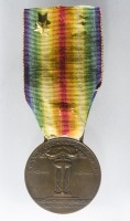 Медали, ордена, значки - Медаль Великой Войны. Италия, 1915