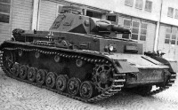 Военная техника - Танк Pz.IV Ausf.B в парке одной из танковых частей Вермахта. 1939 год