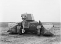 Военная техника - Британский танк Vickers Light MkII доработанный для преодоления водных преград