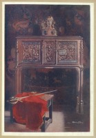 Предметы быта - История мебели. Шкафы. Франция,  1400-1499