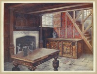 Предметы быта - История мебели. Сундуки, столы. Англия, 1500-1599