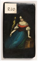 Предметы быта - Табакерка с женским портретом