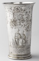 Драгоценности, ювелирные изделия - Серебряный кубок капитана Яна Даниэльса ван Рейна, 1668