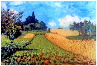 Картины - Поля на холмах близ Аржантея. 1973
