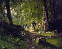 Картины - «Прогулки в лесу» 1869