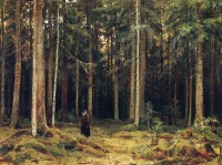 Картины - «В лесу графини Мордвиновой. Петергоф» 1891