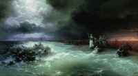 Картины - Айвазовский И.К. – Переход евреев через Красное море