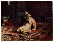 Картины - И.Е.Репин. Иван Грозный и сын его Иван 16 ноября 1581 г. 1885 г.