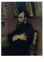 Картины - И.Е.Репин. Портрет П.М.Третьякова (1832 - 1898) , основателя галереи. 1883 г.