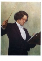 Картины - И.Е.Репин. Портрет А.Г.Рубинштейна. 1887 г.