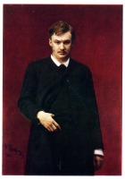 Картины - И.Е.Репин. Портрет А.К.Глазунова. 1887 г.