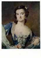 Картины - Розальба Каррьера (1675 - 1757). Портрет танцовщицы Барбарины Кампани.