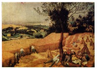 Картины - Питер Брейгель Старший. Жатва. 1565.