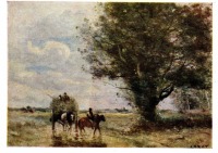 Картины - Камиль Коро ( 1796 - 1875 ). Воз сена.