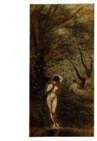 Картины - Камиль Коро ( 1796 - 1875 ). Купание Дианы.