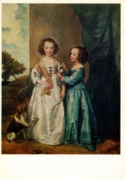 Картины - Антонис Ван Дейк.1599 - 1641. Портрет Елизаветы и Филадельфии Уортон.