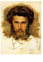Картины - В. М. Васнецов. ( 1848 - 1926 ). Портрет художника Архипа Ивановича Куинджи.